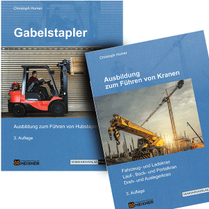 Fachbücher für die Ausbildung Kran, Hubstapler, Bagger und Baumaschinen